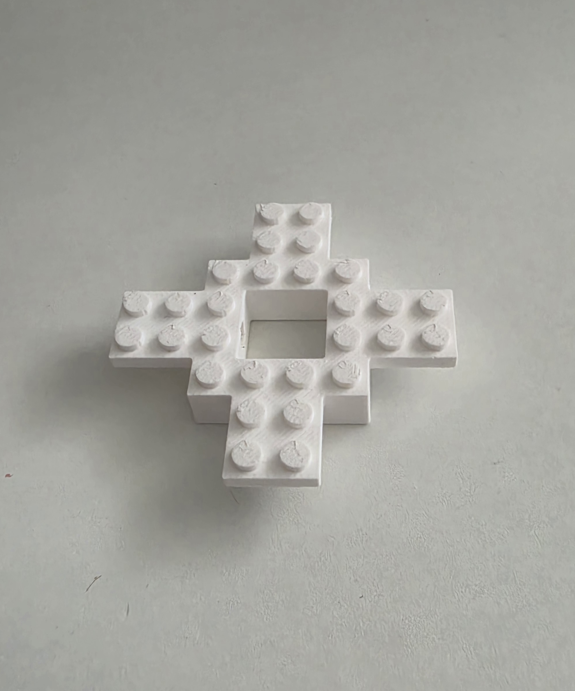 Ready-to-Print combined part viewed from above